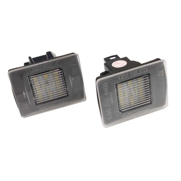 

for benz 2pcs error 18smd led license plate lamp 12v