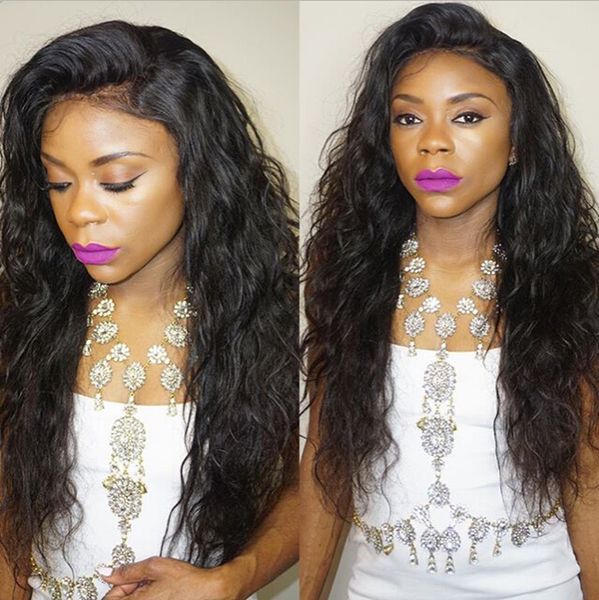 

remy brazilian lace front wig wet and wavy glueless full lace wigs with baby hair virgin human hair wigs for black women, Black;brown