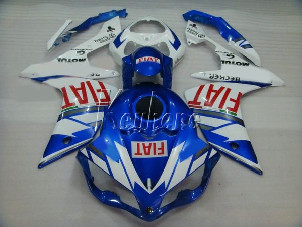 

injection mold fairings for yamaha yzf r1 07 08 blue white fairing kit yzfr1 2007 2008 yi02