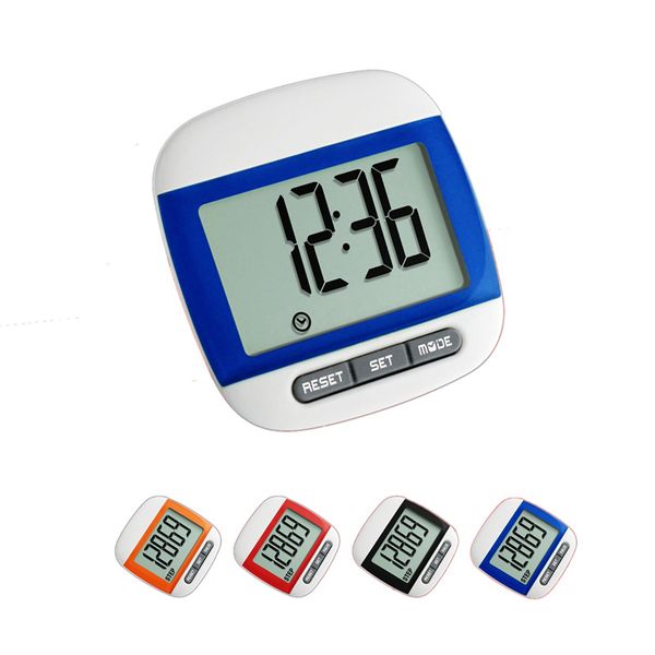 

wholesale- waterproof step movement calories counter sports time memory sleep mini pedometer multi-function digital pedometer 5 colors