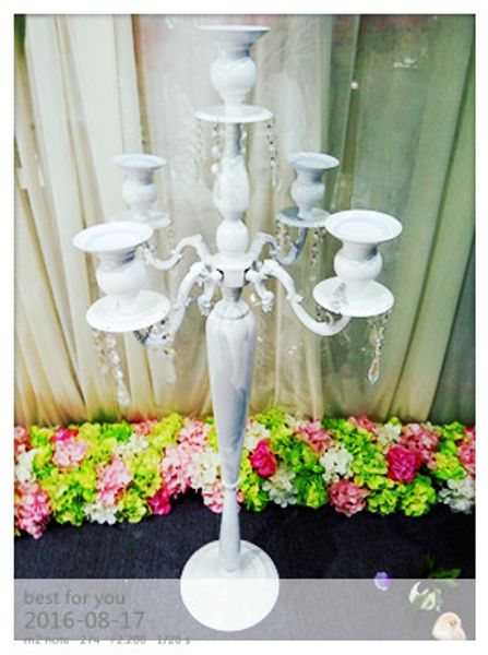 Novo estilo de metal vela pilar de casamento / passarela de casamento suporte de flor / centerpices piso de casamento para eventos de decoração de casamento