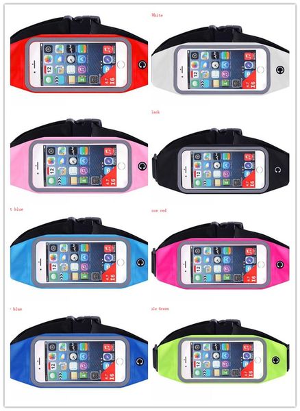 

outdoor sports pockets iphone6 touch screen mobile phone pocket multi-functional cycling running backpack