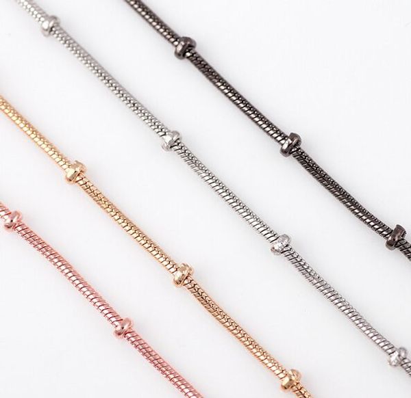 

10pcs/lot diy alloy floating locket chain / necklace fit for magnetic glass memory locket pendant fashion jewelrys, Silver