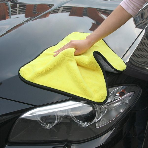 

wholesale- 1pc 38cm x45 cm microfiber waffle weave car cleaning washes cloths detailing drying towels auto detail car care