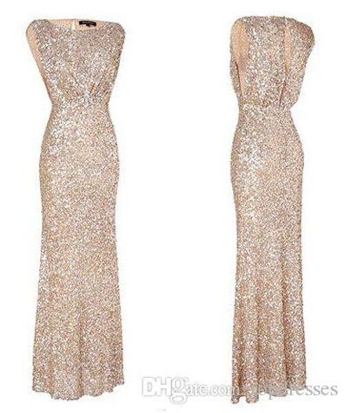 

2017 New Sequined Bridesmaid Dresses Maid of Honor Formal Evening Dresses Prom Party Gown Sheath ShiniParty Dress Pageant Bridesmaid Dresses