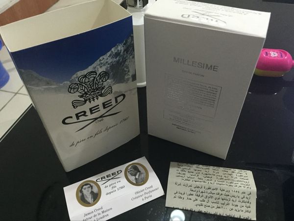 

new coming creed sliver mountain solid perfume for men 120ml with long lasting time good smell shopping