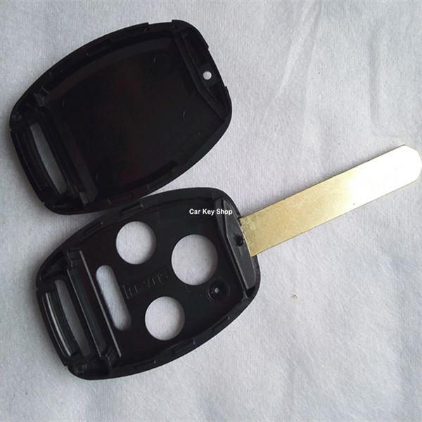 

replacement fob no chip empty uncut remote key shell case fit for honda accord pilot 4 3+1 buttons