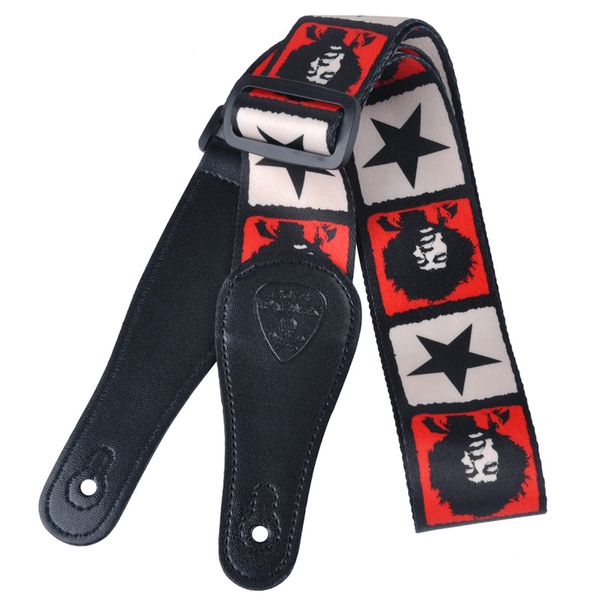 

new guitar straps soft polyester guitar strap adjustable moven pattern 4 colors