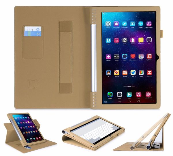 

Wholesale- High quality PU leather case cover For lenovo yoga 2 pro 1380F Table Case For Lenovo Yoga tablet 2 Pro 1380F 13.3" Case + Gifts