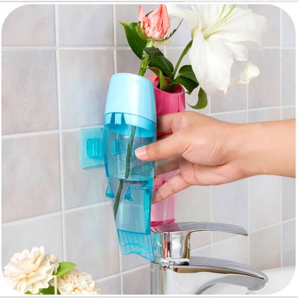 New Creative Fish Shape Wall Hanging Glass Plant Flower Vase