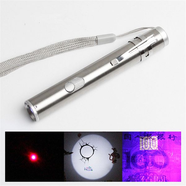 Rechargeable USB haute puissance DEL Lampe de poche Mini Stylo Lampe Petite Lampe