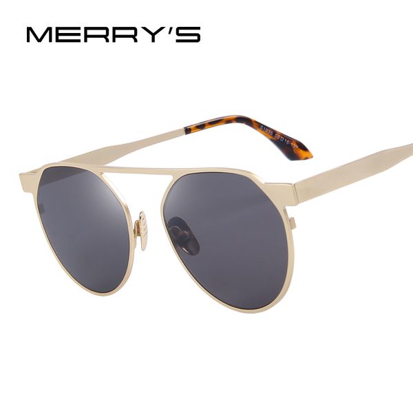 

оптовая продажа-merry's мужчины женщины классический бренд дизайнер single bridge солнцезащитные очки старинные солнцезащитные очки покрытие, White;black