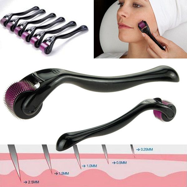 

factory direct sale selling microneedle derma roller 540 with retail packaging