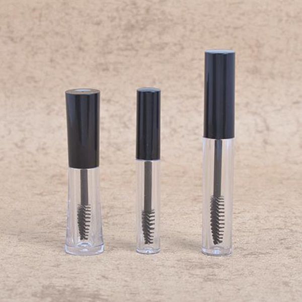 

1ml 2ml 3ml plastic clear empty mascara tube vial/bottle/container with black cap for eyelash growth medium mascara f20171479