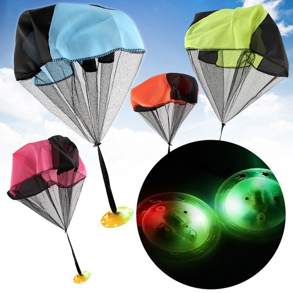 

Children hand thrown parachute toy creative de ign light hine ufo ballute for kid outdoor toy multi color 5 4xd c