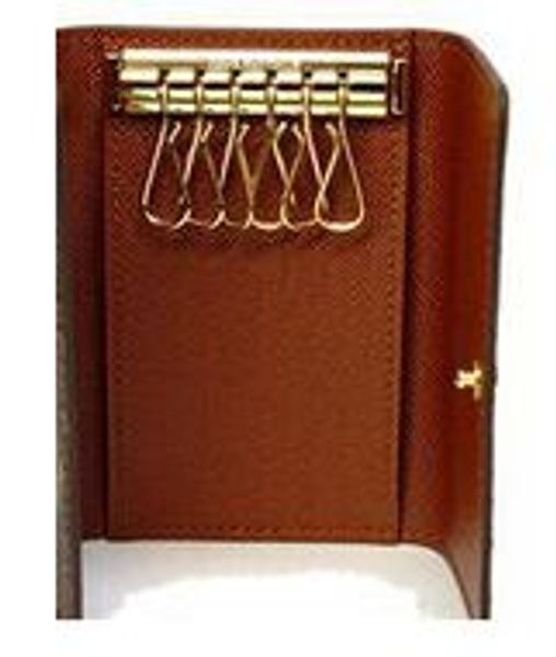 

Горячая продажа Бесплатная доставка! высокое качество реальные кожаные ОУ ключевой бумажник женщины телячьей кожи 4,6 ключ держатель кошельки