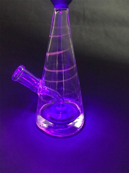 Azul Ufo Bong, Beaker de vidro Hookah, Junta de 14mm Bem-vindo à ordem, concessões de preço