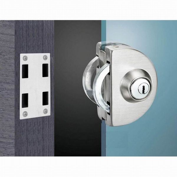 2019 Gd02ss Glass Door Lock Stainless Steel Without Hole