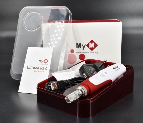 

5 Speed ​​Auto Microneedle система Регулируемое Needle Длины 0.25mm-3.0mm дермы ручка MYM ULTIMA N2-C dermapen