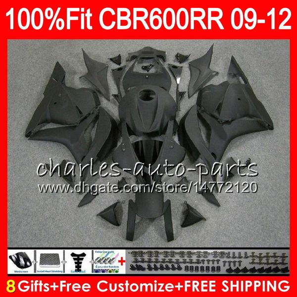 

Matte black body injection for honda cbr 600 rr cbr600rr f5 09 10 11 12 65no16 cbr 600rr cbr600f5 cbr600 rr 2009 2010 2011 2012 fairing kit