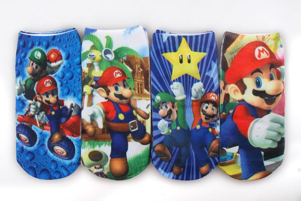 

Дети 3D печать носки хлопок новорожденных девочек и мальчиков носки мультфильм Ма