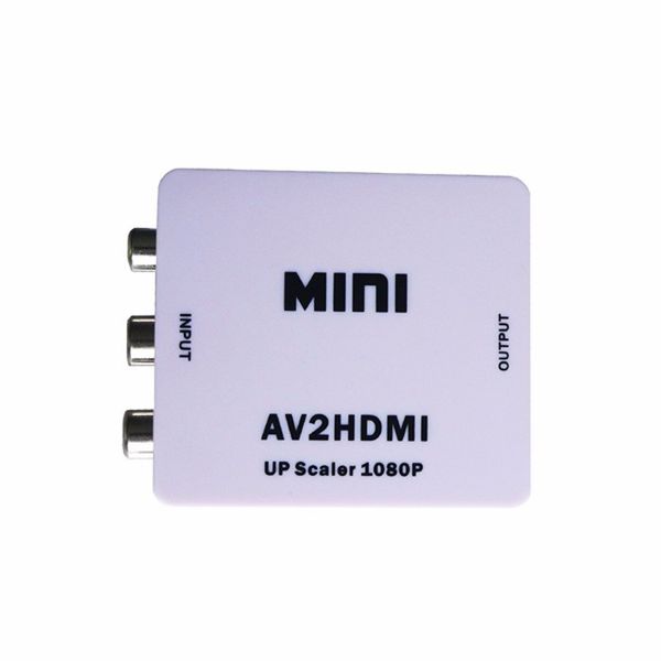

ping mini av to hdmi converter rca composite video audio signals to hdmi signals av2hdmi converter for tv/monitor