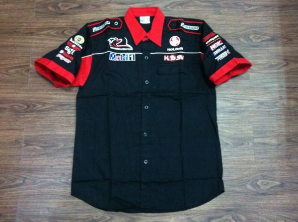 

Embroidery F1 Shirt Supercar Racing Cotton Shirt for Holden Motorcycle shirt C27