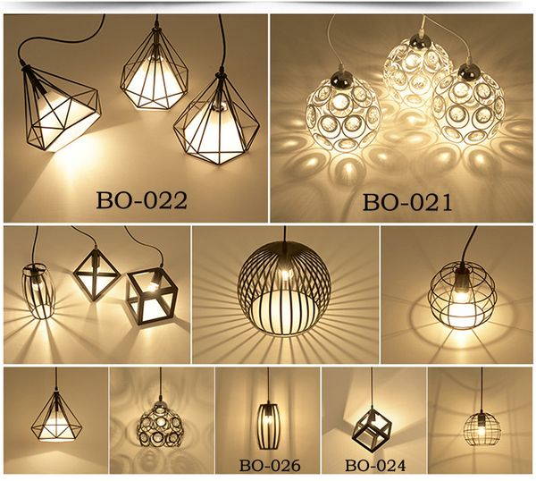 

новые современные подвесные светильники минималистский ресторан лампы североамериканский промышленный подвесной светильник столовая украшени