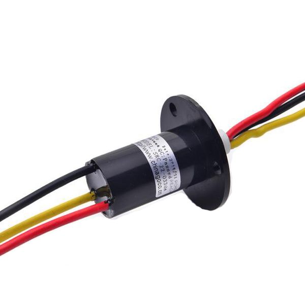 

Большой ток 30A 2/3/4/5/6 Channel Slip Ring Out Dia. Кольца скольжения 22 мм повернуть разъем SRC-22-0X30A