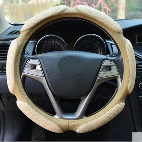 

38cm universal car steering wheel cover antislip patchwork design fashion