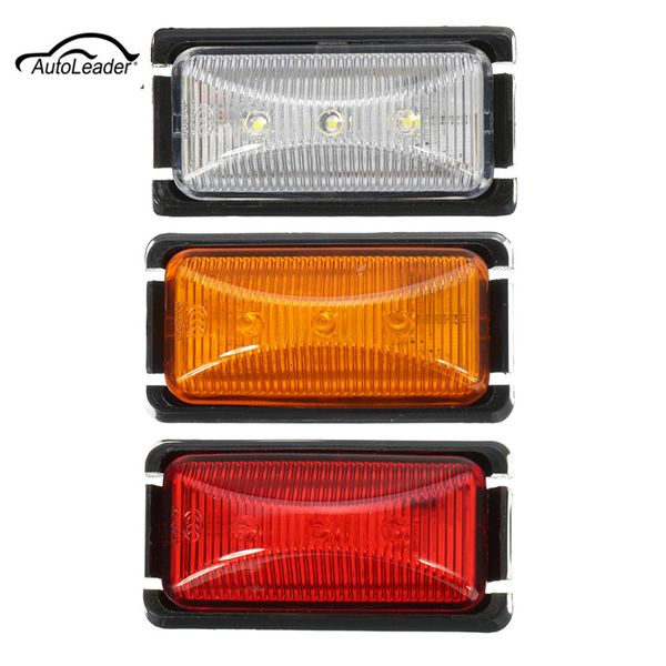 

1 pcs 12v 3led car side caravan marker trailer light rear warning light signal lamp