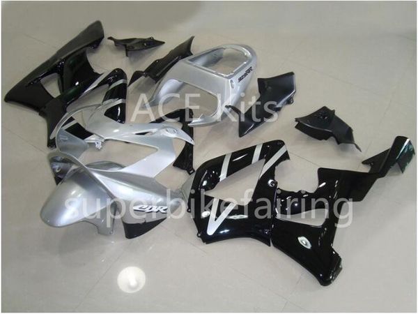 

3 gifts motorcycle fairing kit for honda cbr900rr 00 01 cbr 900rr 929 2000 2001 abs fairings set black silver af5