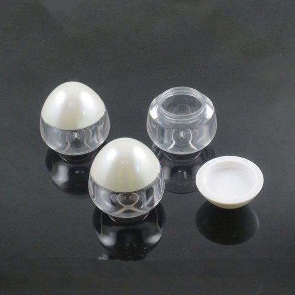 

15g clear empty plastic bottle jars cream eye gel small sample packing jars bottles lip balm containers f20172247