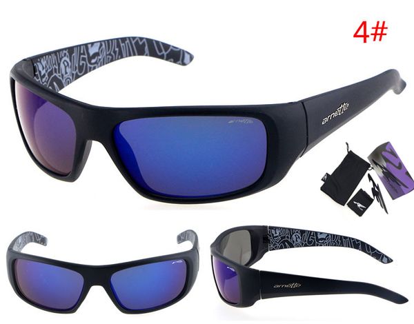 

wholesale-2016 arnett sunglasses eyewear googles men sunglasses uv400 women brand designer glasses with original package box, White;black