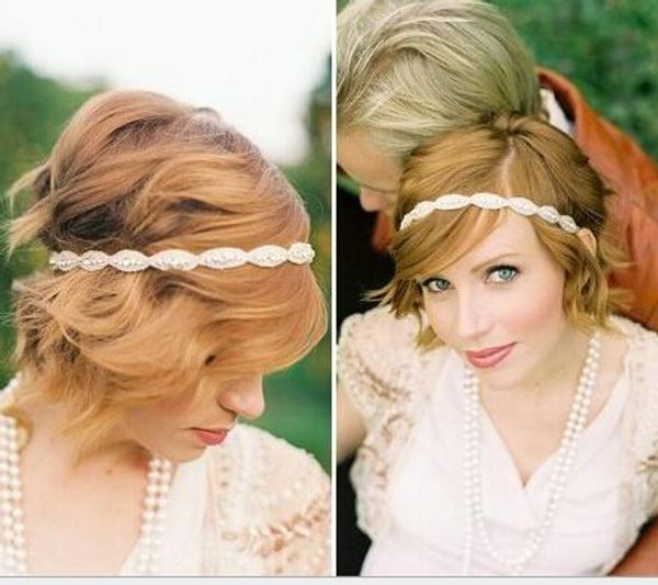 Designer Bride Bohemian Crystal Headband Festival Wedding Floral