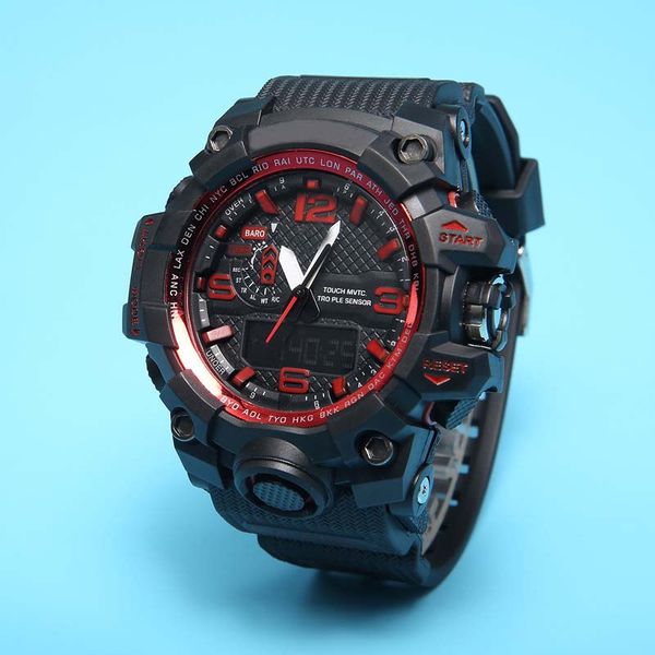 

New tyle fa hon men 039 port watche di play led fa hion army military hocking watche men ca ual watche