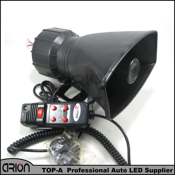 

loud horn siren 12v for car speaker 5 sounds tone pa system 60w max 300db2199
