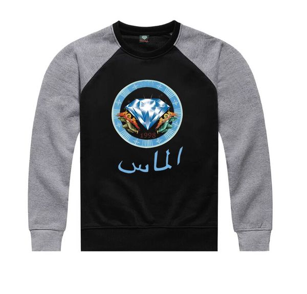 

s-5xl m81 new style round collar man's latest unlined upper garment diamond supply hip-hop movement, Black