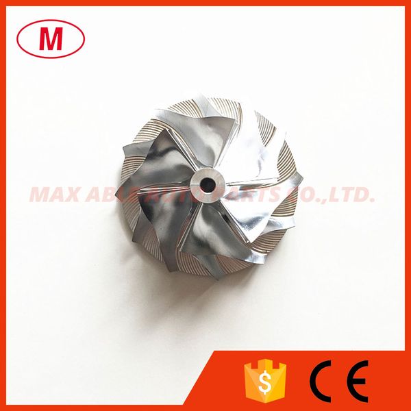 

td03 turbocharger aluminum 2024/milling/billet compressor wheel 39.60x56.00mm 6+6 blades for mitsubishi turbo chra/core