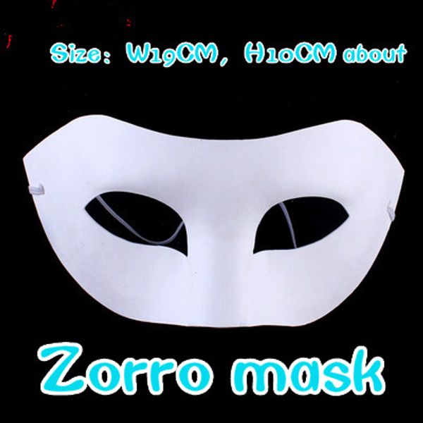 Prom maschera maschile o famale dipinta di bianco Maschera di protezione ambientale fai-da-te che disegna maschere di marca per la festa da ballo