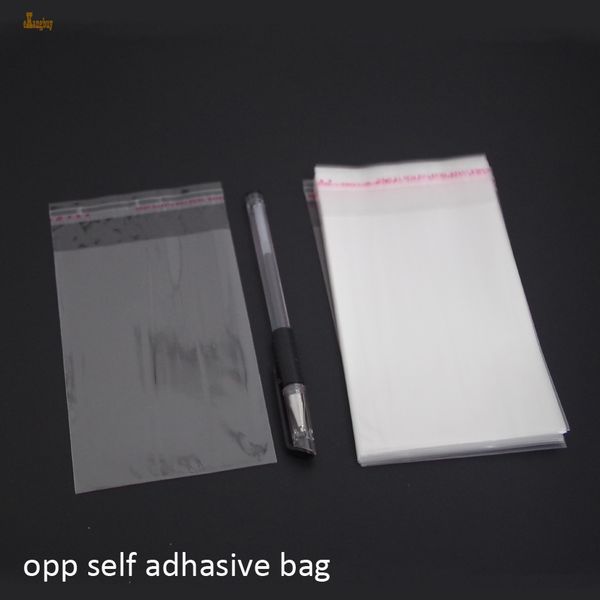 

300pcs clear resealable bopp poly cellophane bags 9x15 cm transparent opp gift bags plastic storage bags self adhesive seal