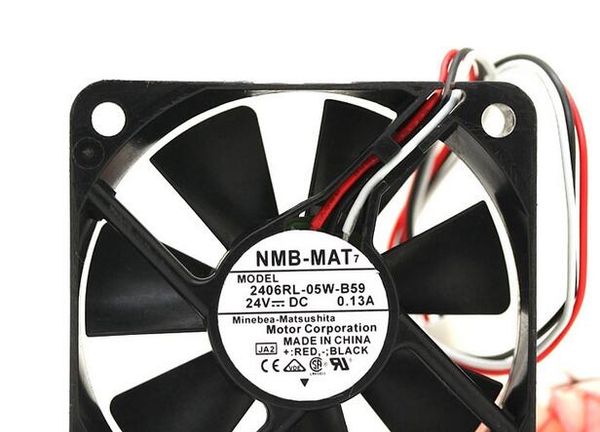 Original NMB 2406RL-05W-B59 6015 0,13 24V Dreidraht-Geschwindigkeitsmess-Lüfter