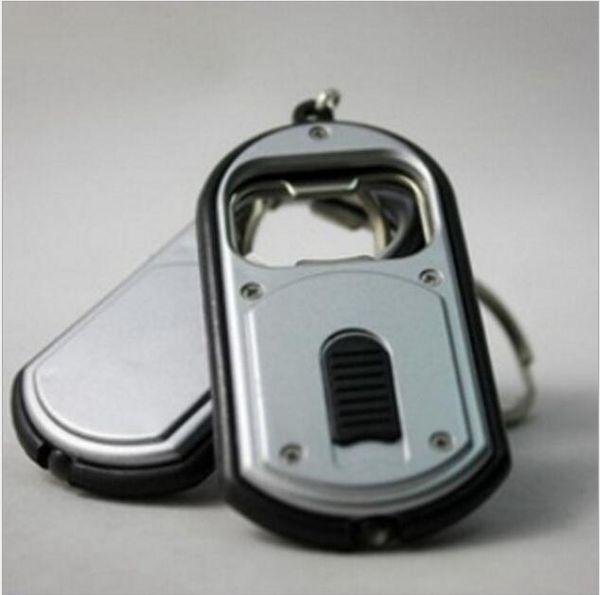 

экологичный инструменты кухни 3 в 1 светодиодный фонарик факел брелок с бутылки пива открывалка key ring chain брелока 3 * 6.5cm