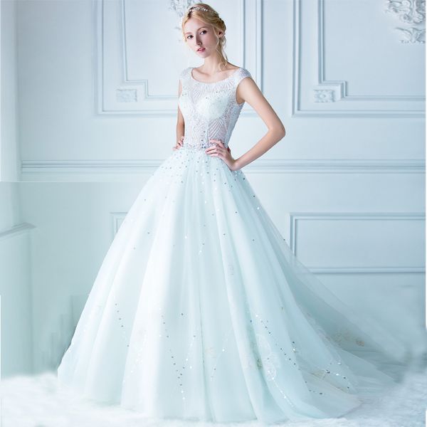 

sparkle jewel princess prom dresses sleeveless beading sequins lace ball gown bridals dress floor length evening dress quinceanera dresses, Black