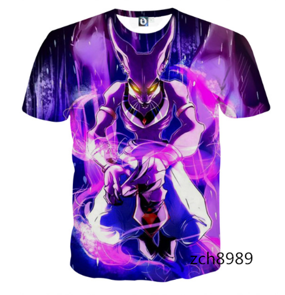 

супер saiyan мужчины / женщины футболки dragon ball z аниме фигурки смешные футболки прохладный новый стиль фитнес janpanese одежда s, White;black