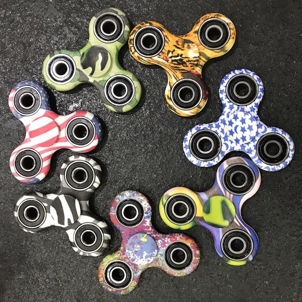 

handspinner fingertips spiral fingers fidget spinner edc hand spinner acrylic plastic fidgets decompression gyro toys camo