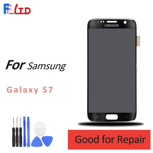 

Lcd ccreen for am ung galaxy 7 g930f g930v g930p g930t g930a lcd di play digitizer touch creen a embly original 100 te ted