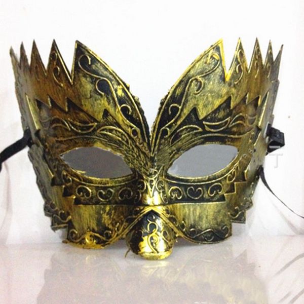 Classic Retro Greek Roman Soldier Gladiator Mask Party Masquerade