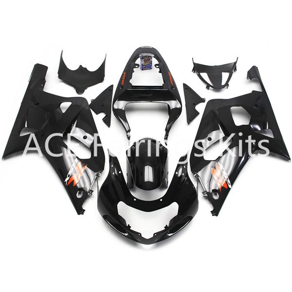 3 omaggi Nuovi kit carenatura moto iniezione ABS calda 100% Fit per Suzuki GSXR600 GSXR750 K1 00-03 2000 2001 2002 2003 Cool black