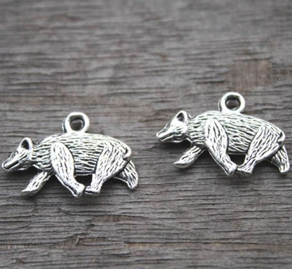 

20шт HP Hufflepuff эмблема очарование Барсук очарование в серебряный тон 21x15mm